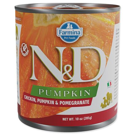 N&D DOG PUMPKIN Adult Chicken & Pomegranate 285 g + 1 ks  ZDARMA