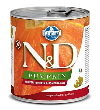 N&D DOG PUMPKIN Adult Chicken & Pomegranate 285 g + 1 ks  ZDARMA