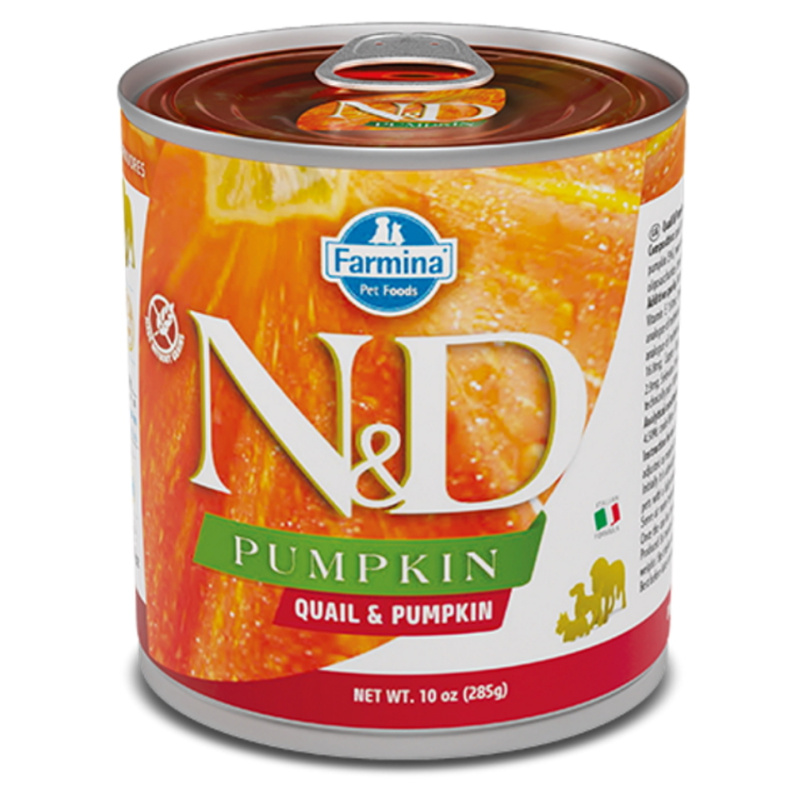 N&D DOG PUMPKIN Adult Quail & Pumpkin  285 g + 1 ks  ZDARMA