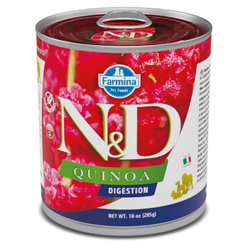 N&D DOG QUINOA Digestion Lamb & Fennel 285 g + 1 ks  ZDARMA