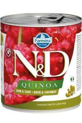N&D DOG QUINOA Duck & Coconut 285g + 1 ks  ZDARMA