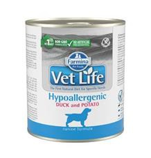 Vet Life Natural Dog konz. Hypoaller Duck&Potato 300g