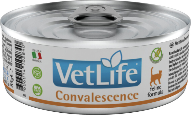 Vet Life Natural Cat konz. Convalescence 85g