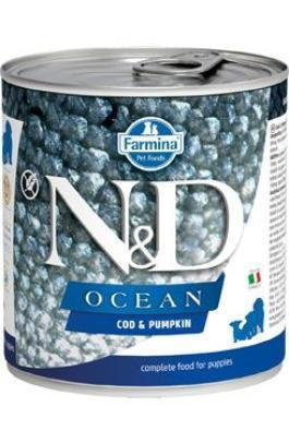 N&D DOG OCEAN Puppy Codfish & Pumpkin  285 g + 1 ks  ZDARMA