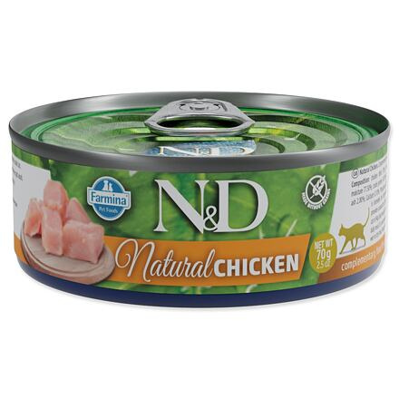 KONZERVA N&D CAT NATURAL CHICKEN 70 GR