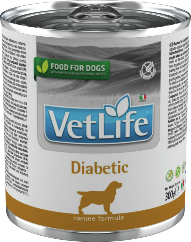 Vet Life Natural Dog konz. Diabetic 300 g