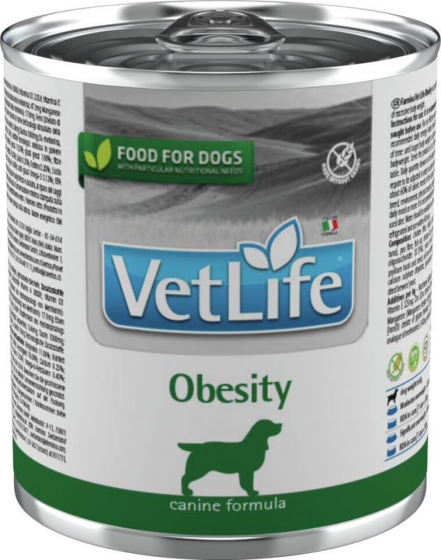 Vet Life Natural Dog konz. Obesity 300 g
