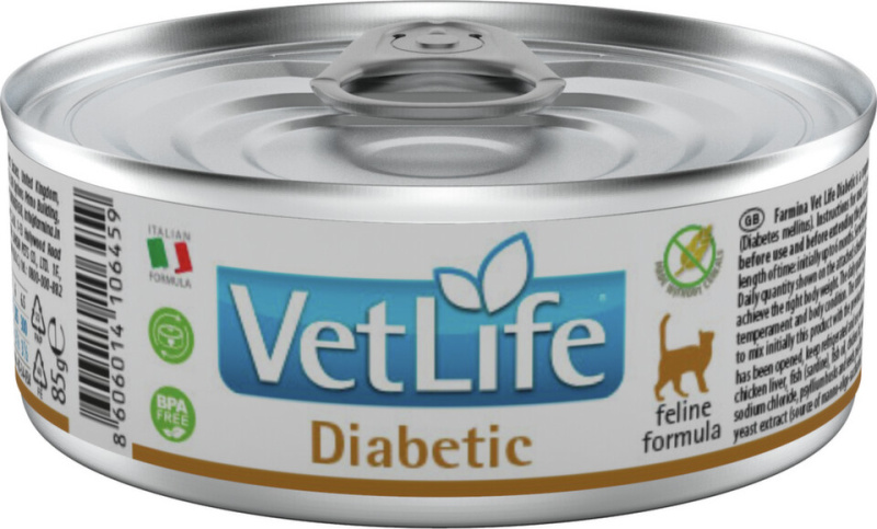 Vet Life Natural Cat konz. Diabetic 85g
