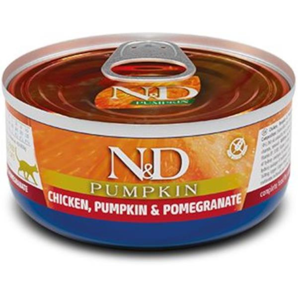 N&D PUMPKIN Cat konzerva Chicken, Pumpkin & Pomegranate 70 g