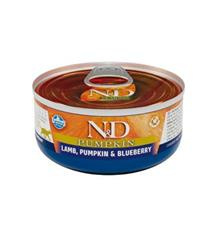 N&D CAT PUMPKIN Adult Lamb & Blueberry 70g 70 g + 1 ks zdarma