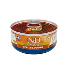 N&D CAT PUMPKIN Adult Venison & Pumpkin 70 g + 1 ks zdarma