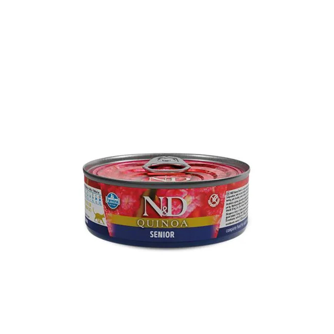 N&D QUINOA Cat konzerva Lamb Senior 80 g