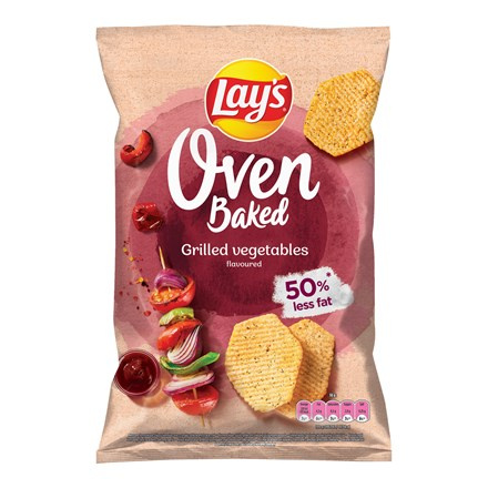 Lay's Chipsy oven baked grilovaná zelenina