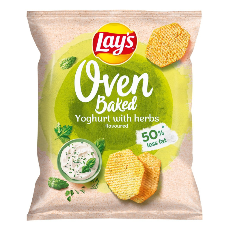 Lay's Chipsy oven baked jogurt a bylinky
