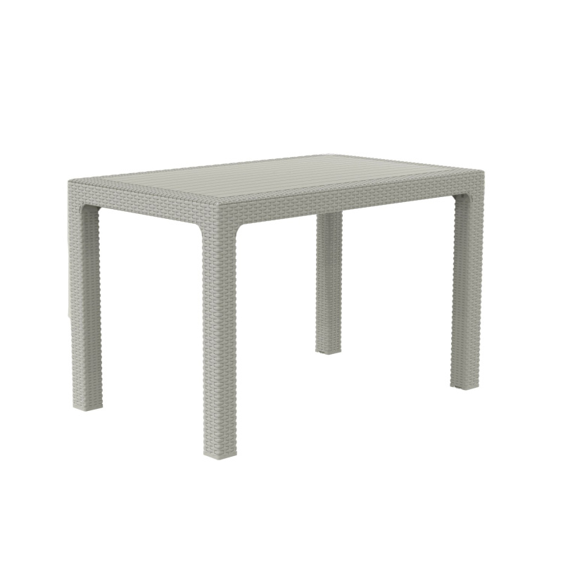 MEGA PLAST Stůl RATAN LUX capuccino 120 x 75 x 75 cm