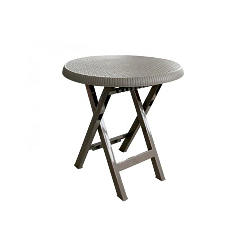 MEGA PLAST Skládací stolek TEO cappuccino pr. 70 x 70 cm