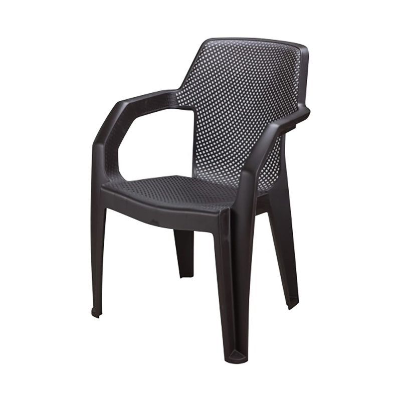 MEGA PLAST Zahradní křeslo MAREA wenge 61,5 x 62 x 86 cm