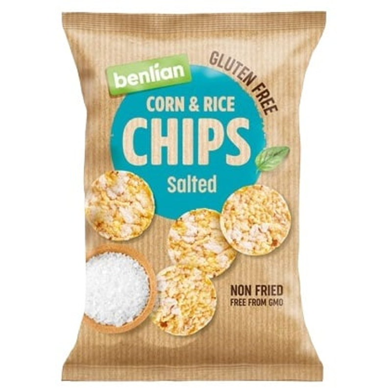Benlian Kukuřičné chipsy klasik s mořskou solí