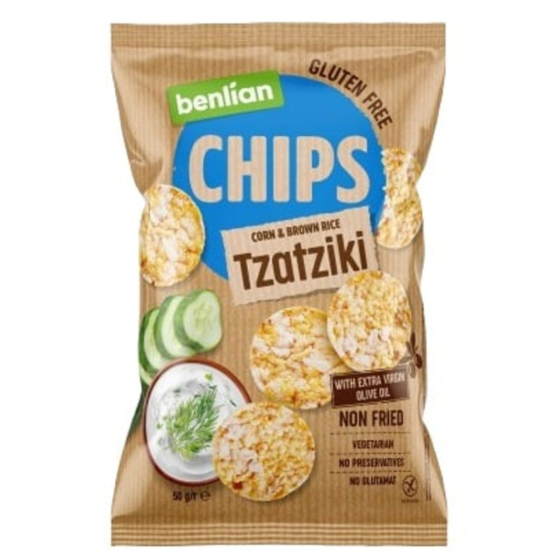 Benlian Kukuřičné chipsy tzatziki