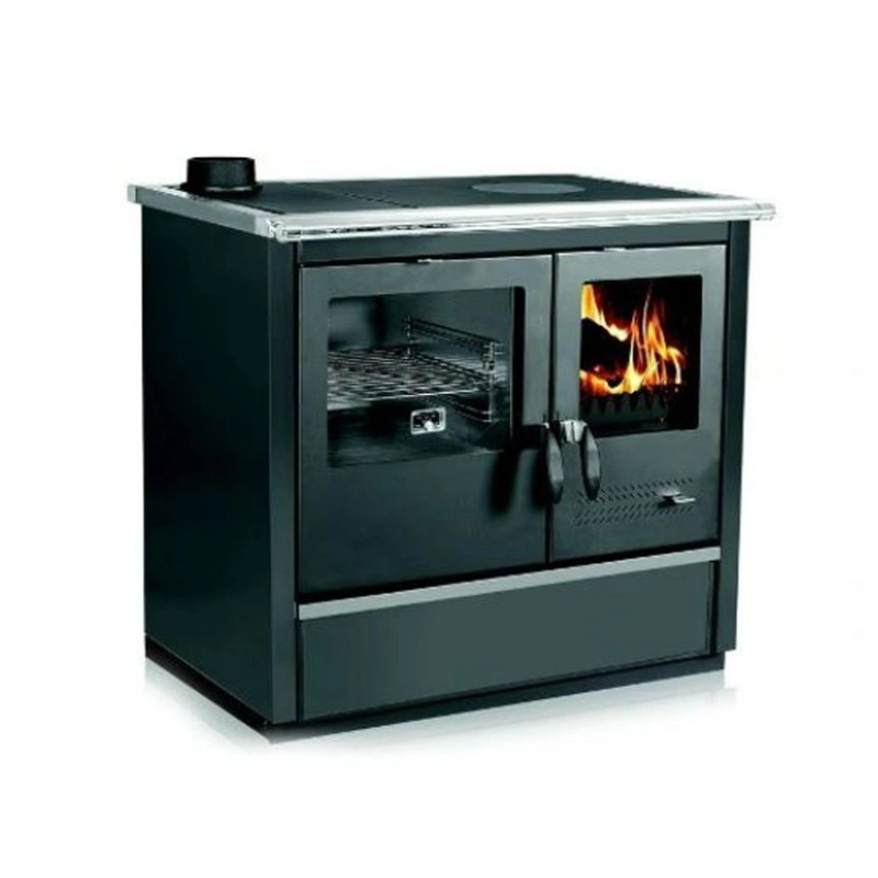 Tim Sistem Sporák etáž. na tuhá paliva NORTH HYDRO ECO černý 16Kw, 90x60x85cm, L
