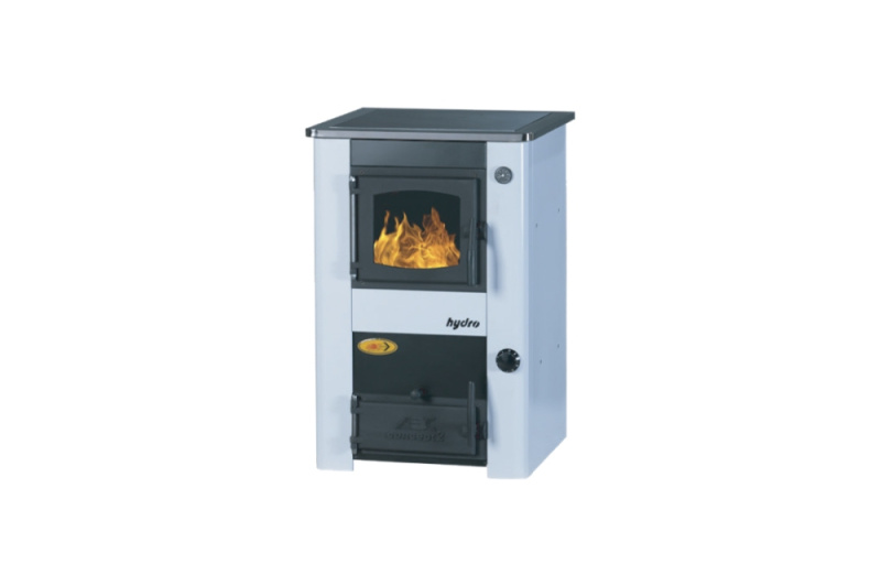 Kamna s výměníkem Concept 2 Mini a varnou plotnou - 17,1 kW - bílý