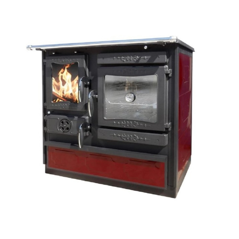 GUČA Krbová kamna GULIVER Smart, 10,5 kW, červená, 90 x 66,5 x 86 cm, P