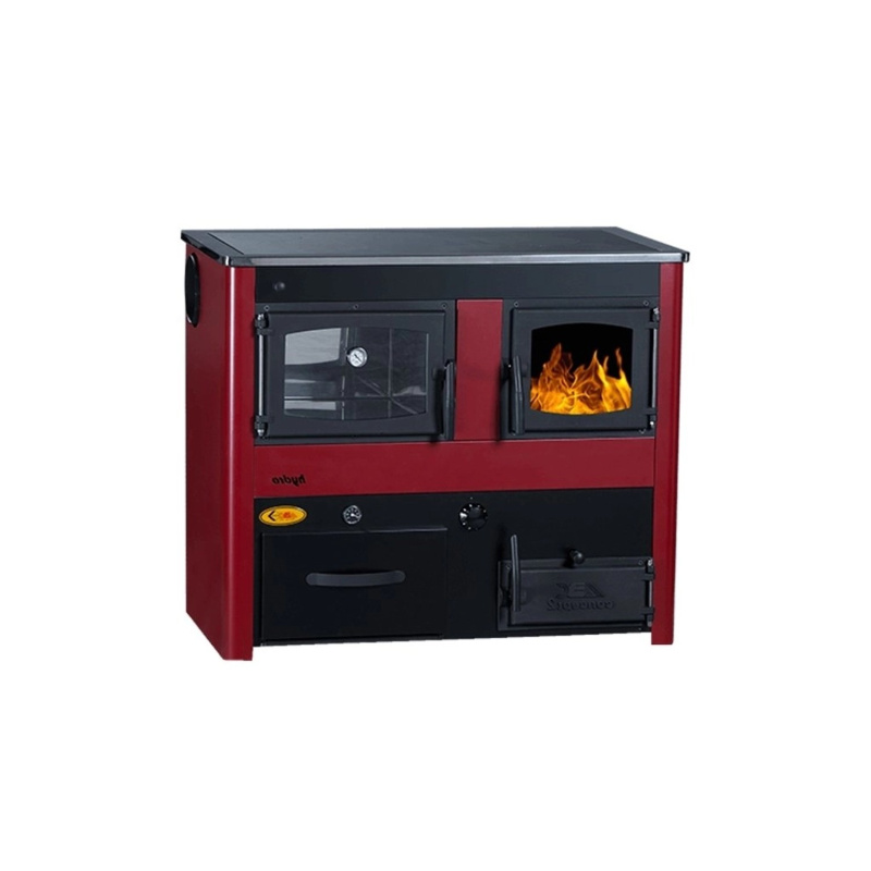 ABC Sporák CONCEPT 2 MAX THERMO HYDRO, 18,7 kW, červená, 107 x 56,5 x 85 cm, L