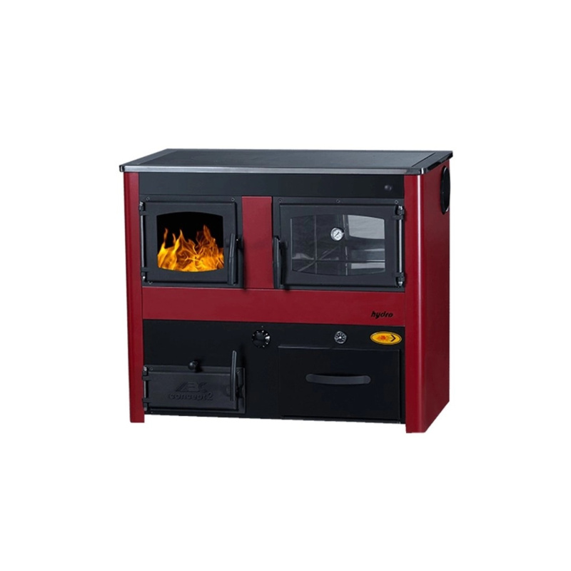 ABC Sporák CONCEPT 2 MAX THERMO HYDRO, 18,7 kW, červená, 107 x 56,5 x 85 cm, P
