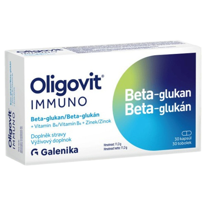 Oligovit IMMUNO Beta-glukan 30 tobolek