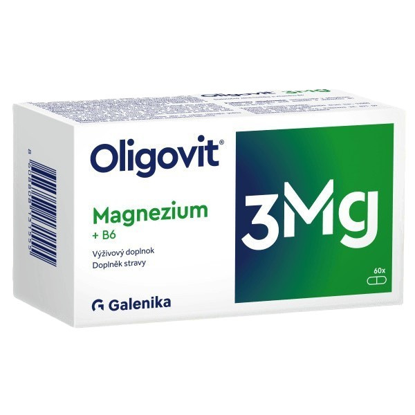 Oligovit 3Mg Magnezium + B6 60 tobolek