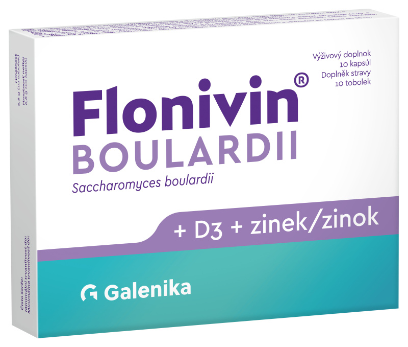 Flonivin BOULARDII + D3 + zinek 10 tobolek