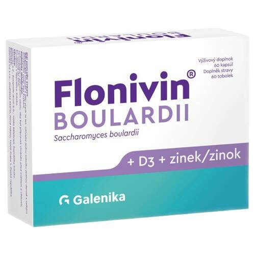 Flonivin BOULARDII + D3 + zinek 60 tobolek