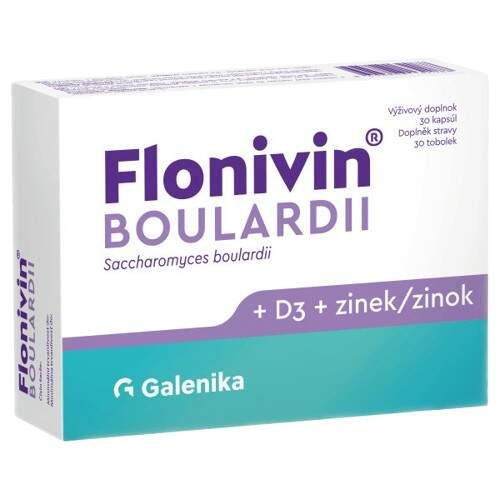 Flonivin BOULARDII + D3 + zinek 30 tobolek