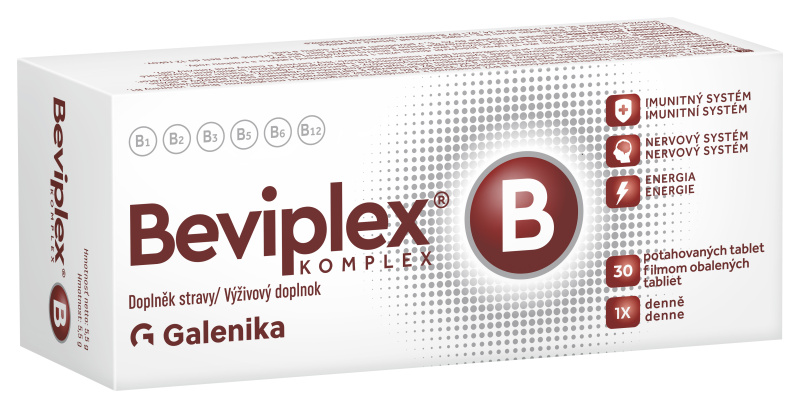 Beviplex B KOMPLEX 30 potahovaných tablet