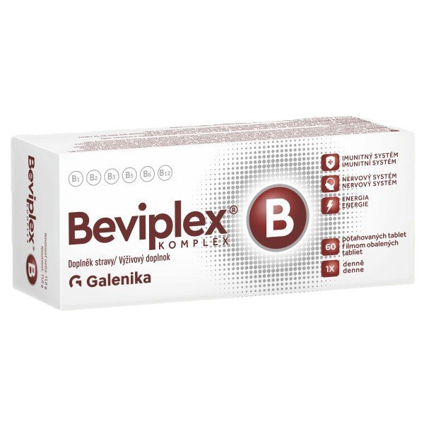 Beviplex B KOMPLEX 60 potahovaných tablet