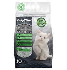 KITTYMAX hrudkující, bezprašný bílý bentonit ALOE VERA   10l