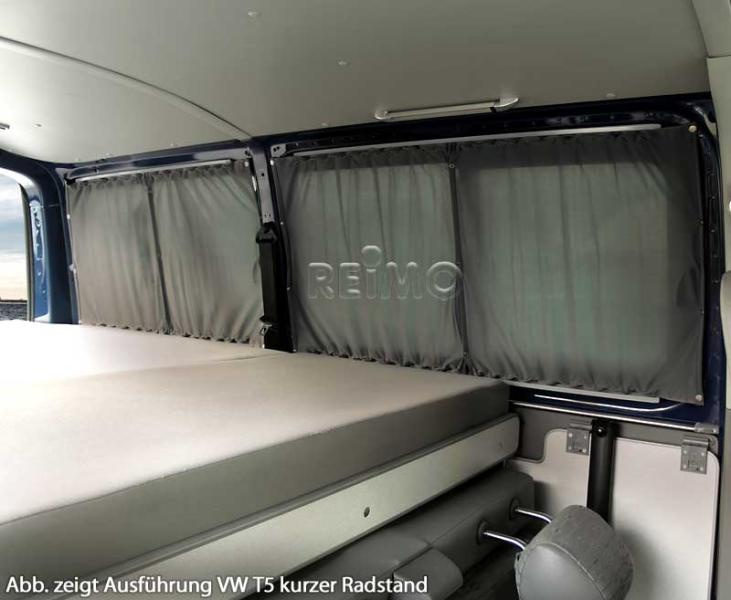 Závěsy do vnitřní části obytného automobilu s plastovým obložením - neprůhledné Varianta: Ford Transit Custom od roku 2014