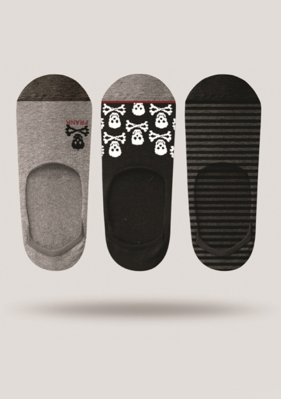 Pánské ponožky John Frank JF3NS17S21 3PACK Barva: Vícebarevná, Velikost: UNI