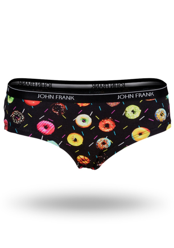 Dámské kalhotky hipster John Frank WJFD-H03 Barva: Černá, Velikost: XL