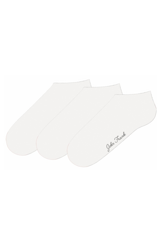 Dámské ponožky John Frank WJF3SS19-01 3Pack Barva: Bílá, Velikost: UNI