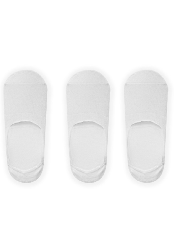 Dámské ponožky John Frank WJF3NS19-01 3 pack Barva: Bílá, Velikost: UNI