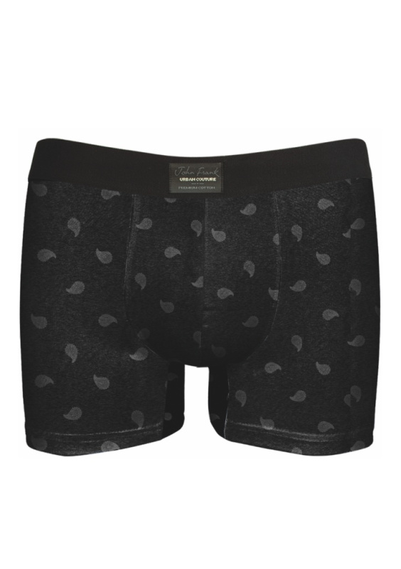 Boxerky JOHN FRANK JFBUC111 Barva: Černá, Velikost: XXL