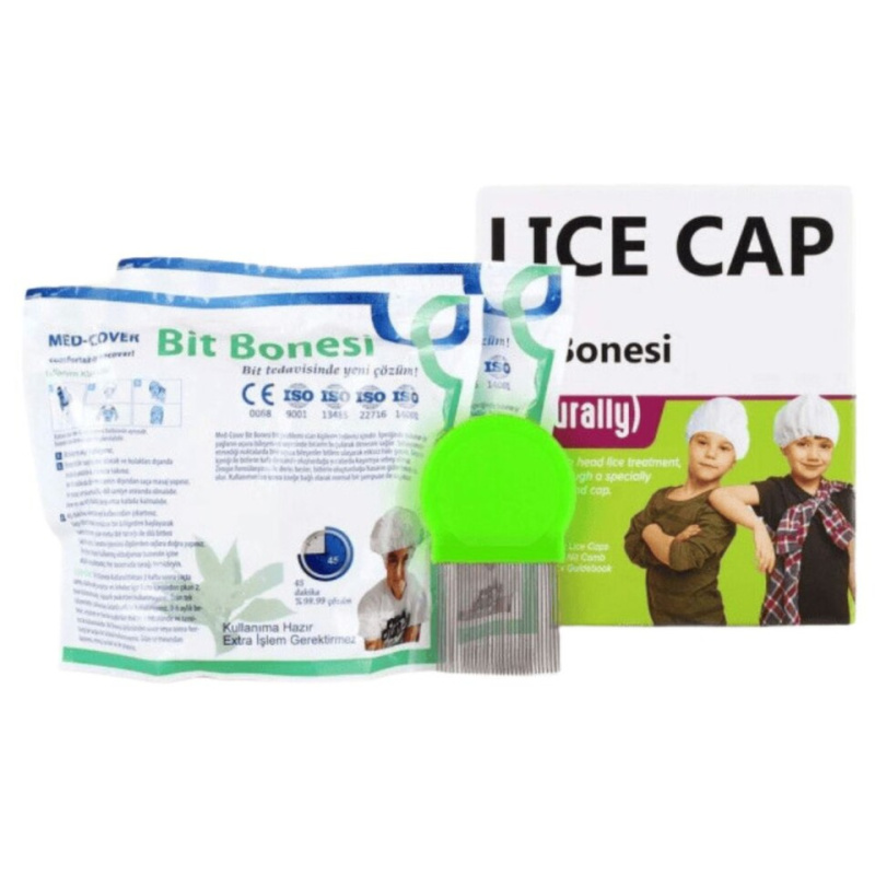 MED-COVER Lice Cap čepice proti vším set