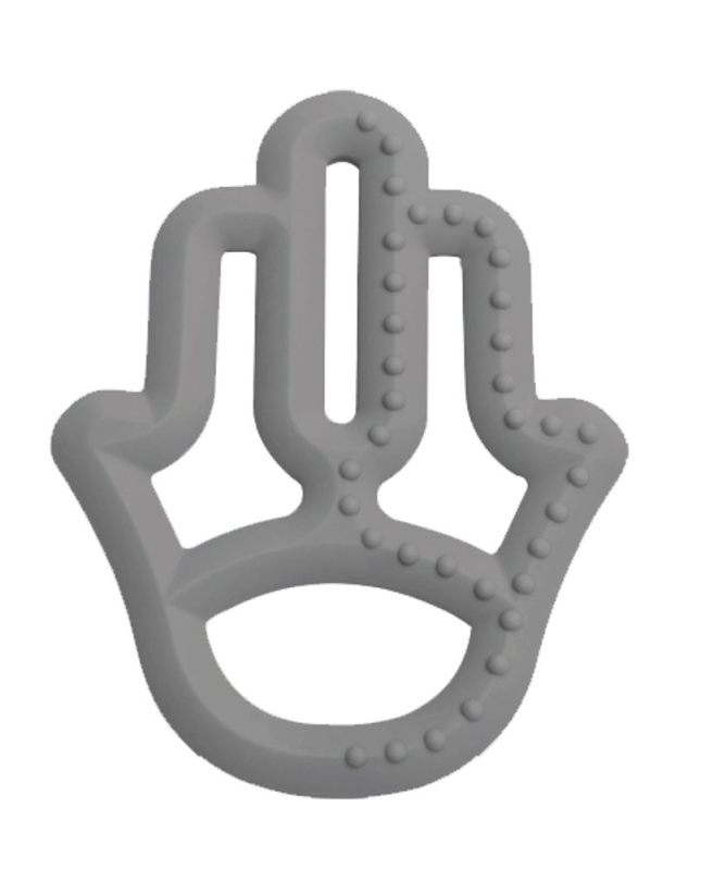 Minikoioi Teether Silicone kousátko 3m+ Grey 1 ks