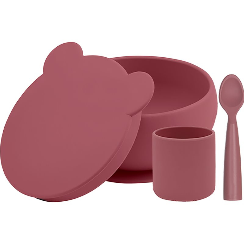 Minikoioi BLW I Velvet Rose jídelní set