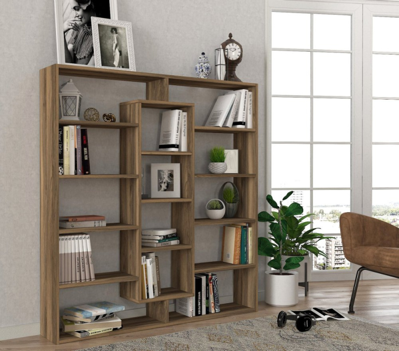 Knihovna Ample - Walnut