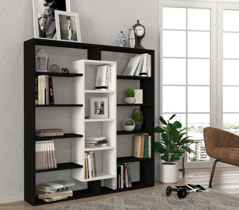 Knihovna Ample - Black, White