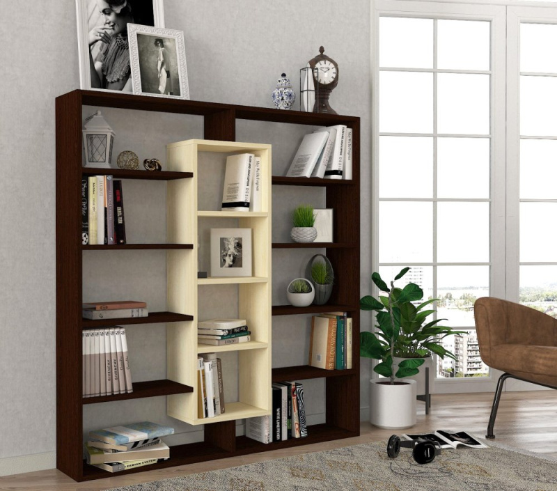 Knihovna Ample - Birch, Wenge