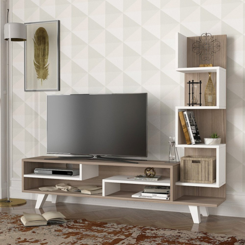 TV stěna / Sestava pod TV İsabel - White, Cordoba