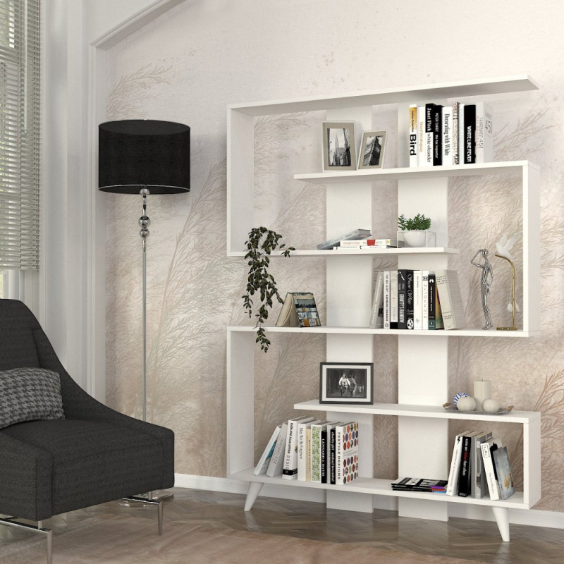 Knihovna Rain - White